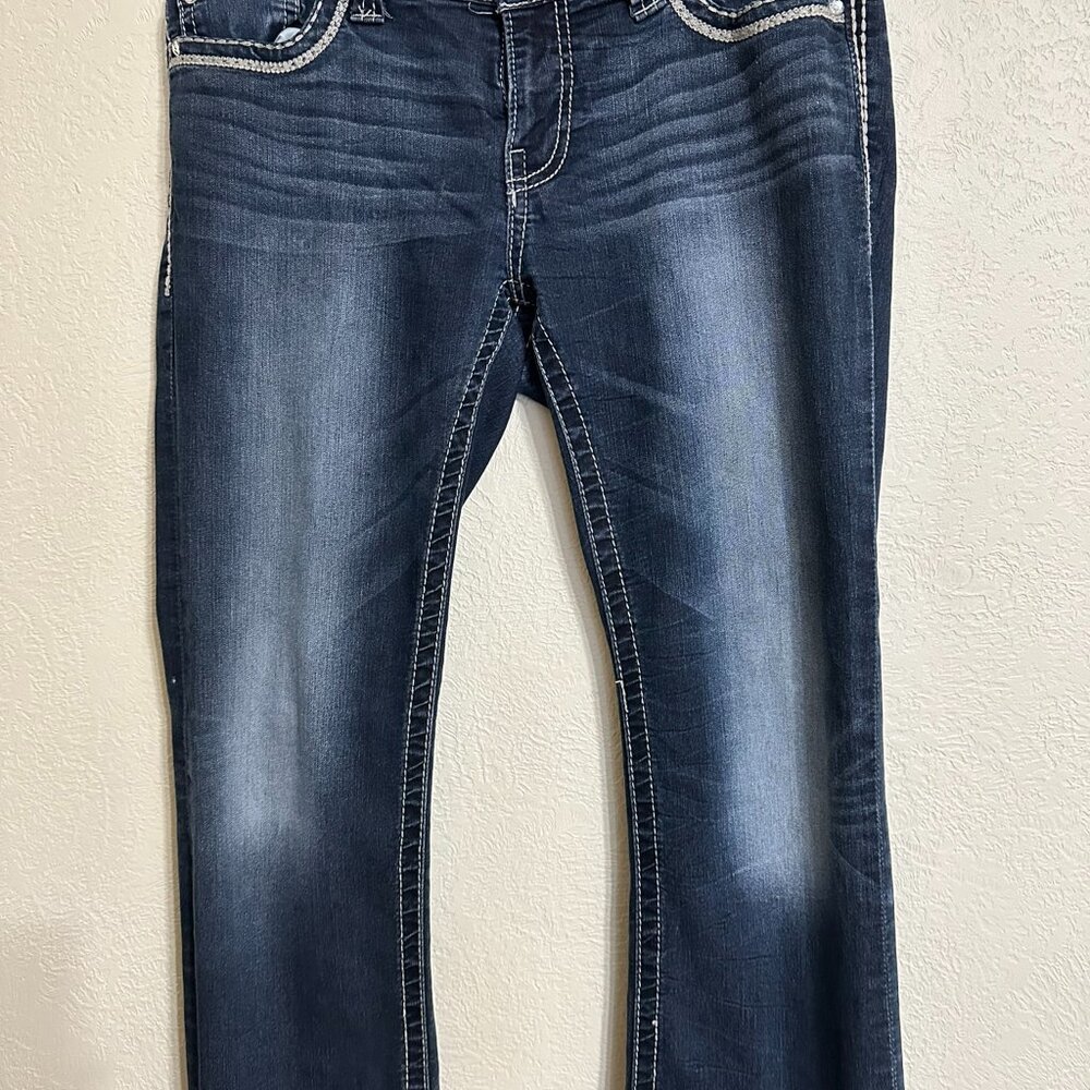 Day Trip,Virgo Bootcut,Women's Blue Jeans 30 R